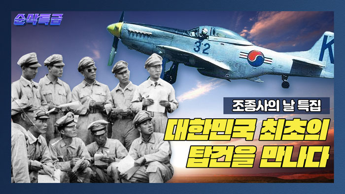 대한민국 최초의 탑건★6·25 전쟁 당시 우리 공군 최초의 전투기 F-51D 무스탕의 신화♣7월 3일은 조종사의 날▶순삭특급SSTG-42