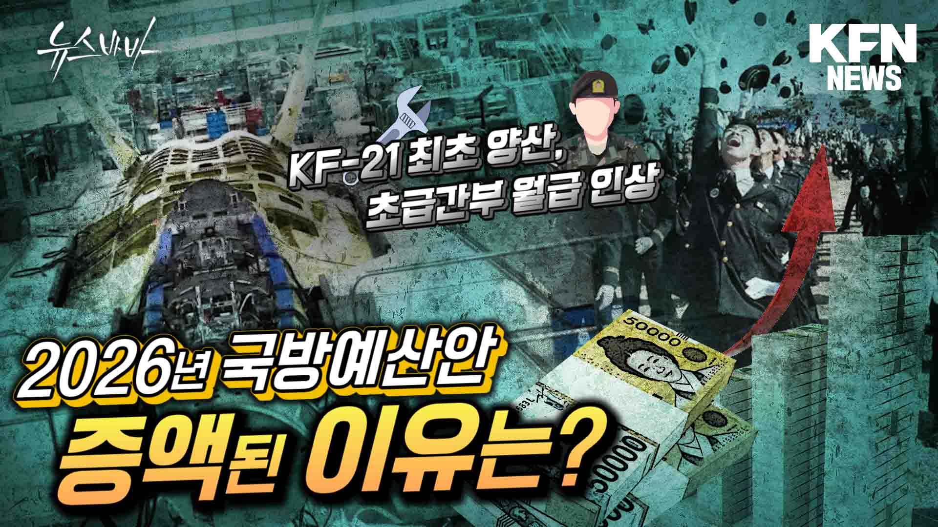 KF-21 최초 양산, 초급간부 월급인상! 2026년 국방예산안 7년 만에 증액된 이유는?