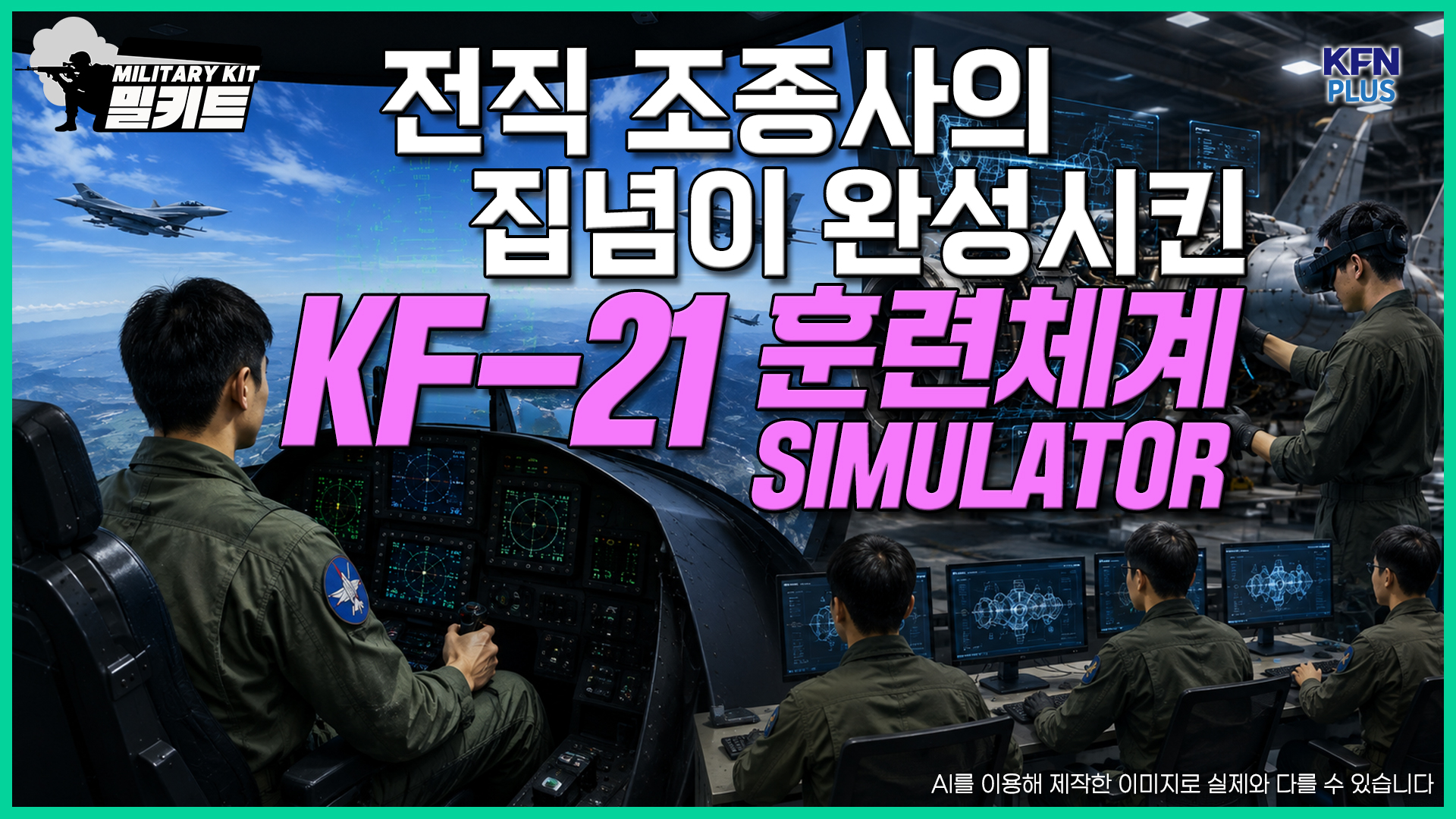 전직 조종사의 집념이 완성시킨 KF-21 훈련체계「SIMULATOR」 [밀키트EP.49] 